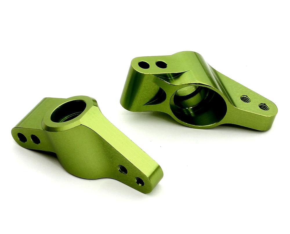 T8687GREEN Billet Machined Rear Hub Carriers for HPI Ken Block WR8 3.0 - Image 1