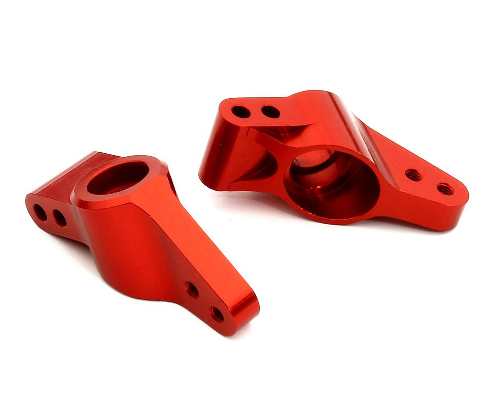 T8687RED Billet Machined Rear Hub Carriers for HPI Ken Block WR8 3.0 - Image 1