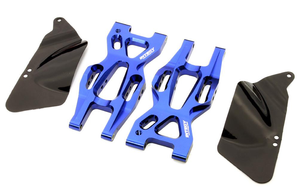 T8697BLUE Billet Machined Rear Lower Suspension Arm for HPI 1/10 Bullet MT & Bullet ST - Image 1