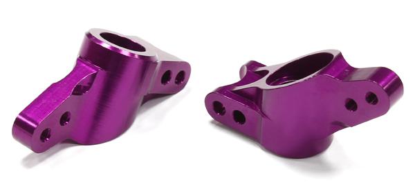 T8699PURPLE Billet Machined Rear Hub Carriers for HPI 1/10 Bullet MT & Bullet ST - Image 1