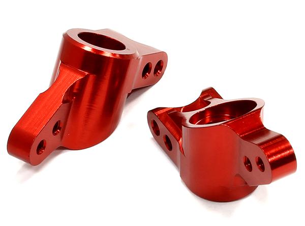 T8699RED Billet Machined Rear Hub Carriers for HPI 1/10 Bullet MT & Bullet ST - Image 1