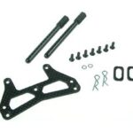 3Racing Front Graphite Bumper Stiffener for Tamiya 1/10 TA05