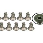 3Racing M2 x 4 Titanium Flat Head Hex Socket - Self Tapping (10 Pcs)